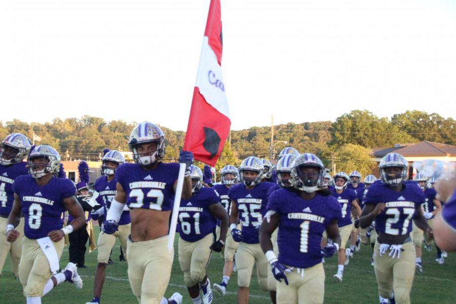 Cartersville Thumps Central at Homecoming Game