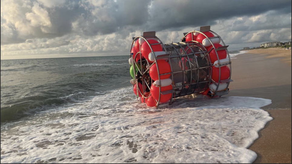 Florida Man Attempts to Cross Atlantic in Hamster Wheel