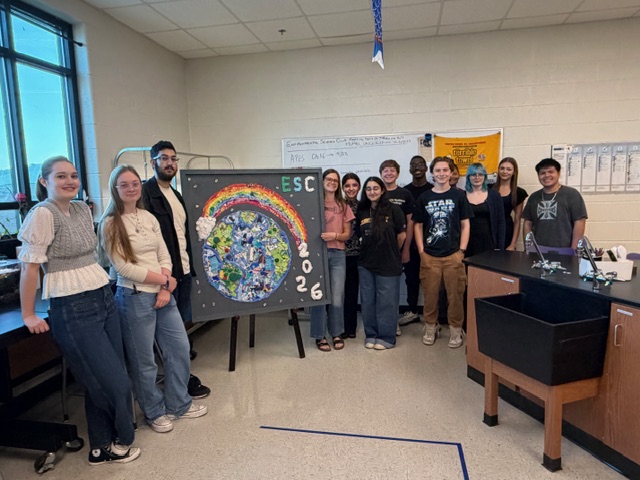 Revealing Environmental Science Club's New Mural
